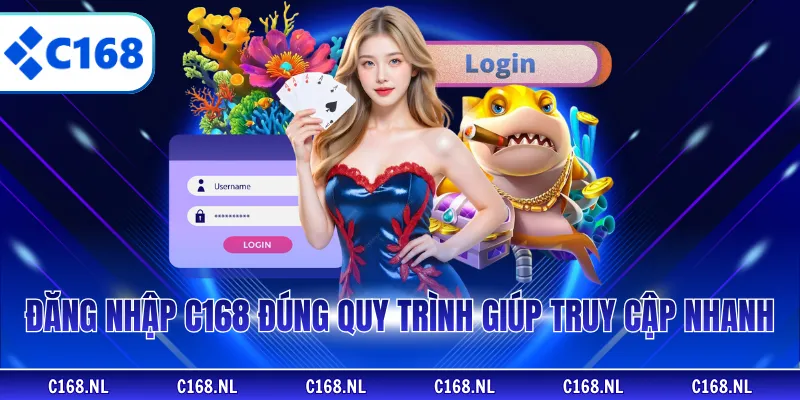 Đăng nhập C168 đúng quy trình giúp truy cập nhanh